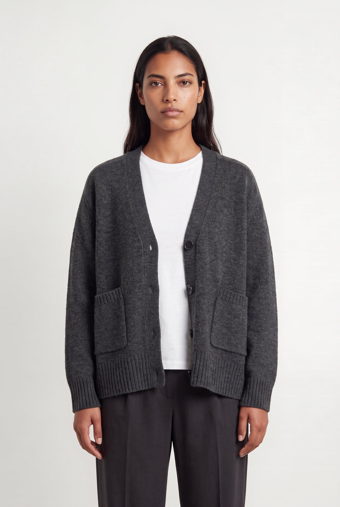 Cardigan Gris - Taille L/40 de la marque Galeries Lafayette | PARAD124034 - Vendu par Paradigme - Image 1