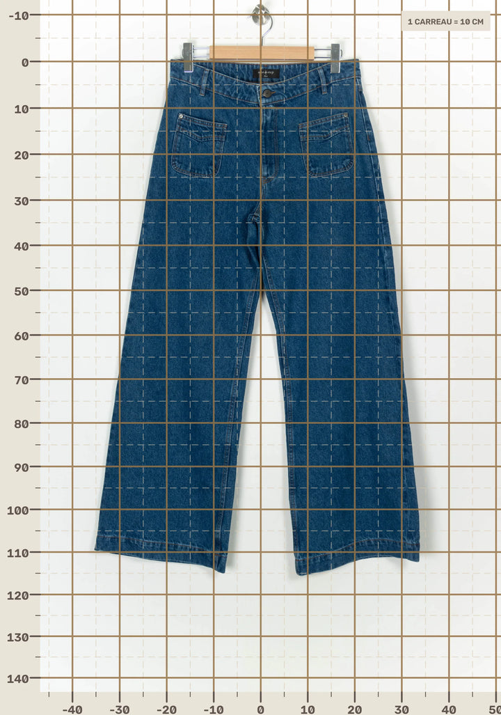 Jean Bleu foncé - Taille XL/42 de la marque One Step | PARAD124038 - Vendu par Paradigme - Image 4