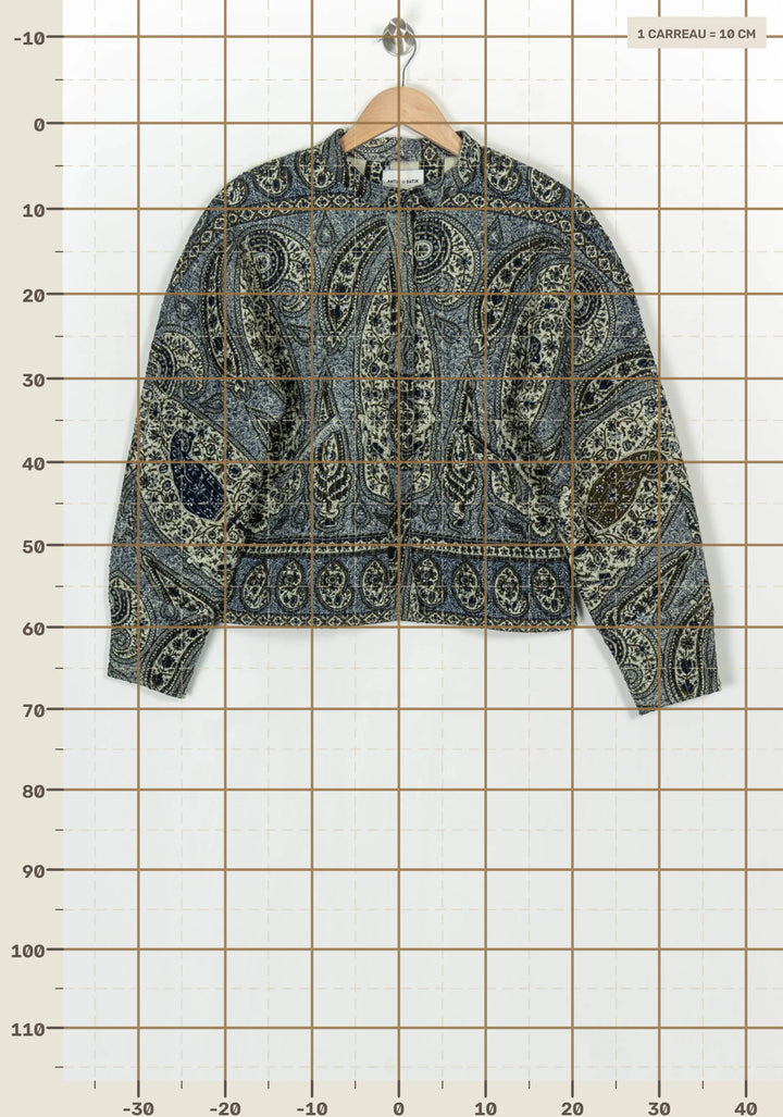 Veste Bleue et Beige - Taille XL/42 de la marque Antik Batik | PARAD124039 - Vendu par Paradigme - Image 4