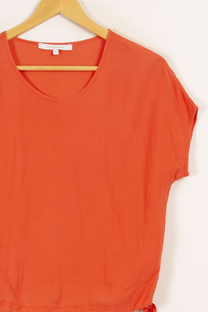 Blouse unie coulissée - S/36