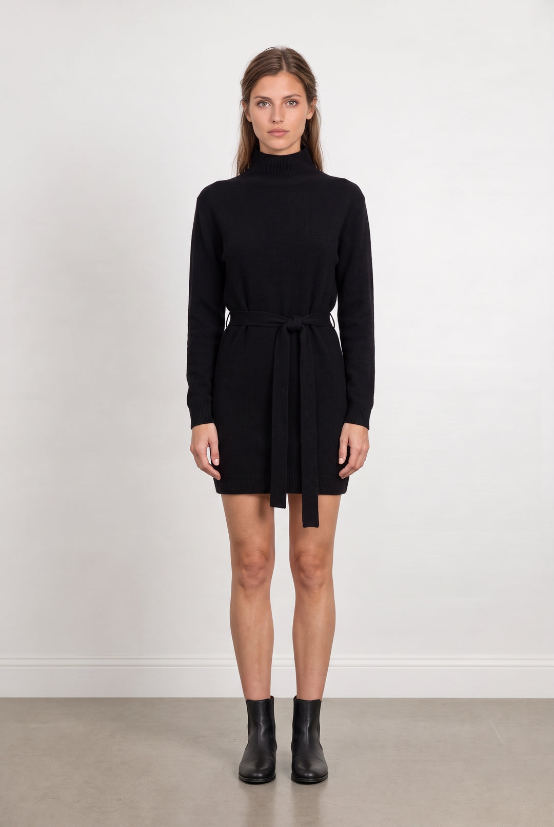 Robe Pull Noire - Taille M/38 de la marque Sud express | PARAD124040 - Vendu par Paradigme - Image 1