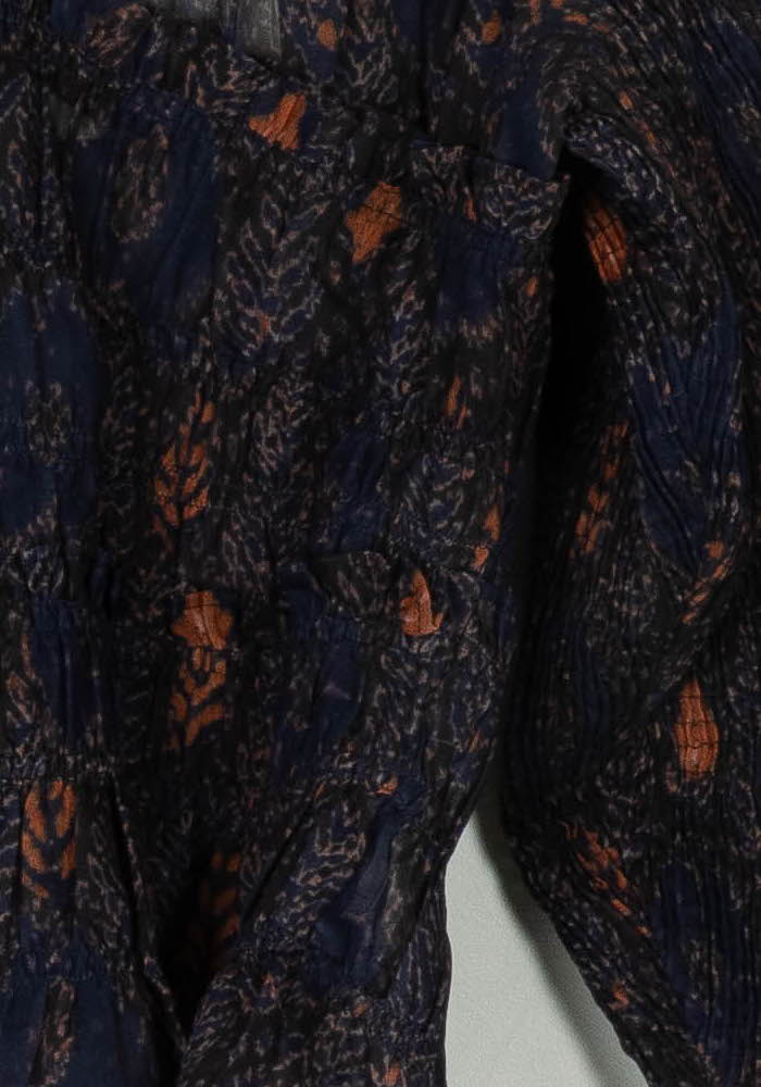 Blouse Bleue Marine et Orange - Taille XL/42 de la marque Antik Batik | PARAD124041 - Vendu par Paradigme - Image 3