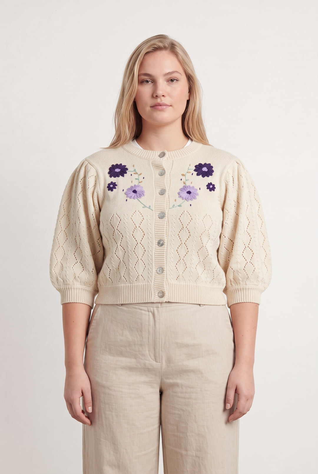 Cardigan Beige - Taille XL/42 de la marque Antik Batik | PARAD124042 - Vendu par Paradigme - Image 1
