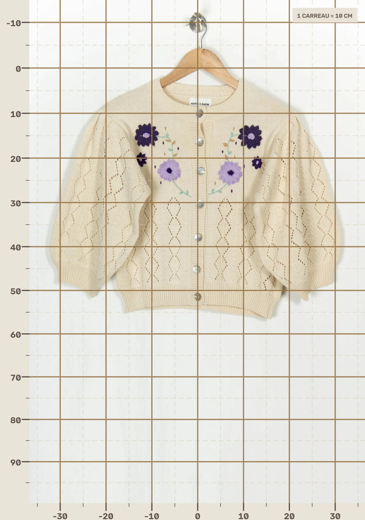 Cardigan Beige - Taille XL/42 de la marque Antik Batik | PARAD124042 - Vendu par Paradigme - Image 4