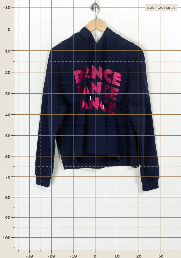 Sweat à capuche bleu - Taille L/40 de la marque One Step | PARAD124043 - Vendu par Paradigme - Image 4
