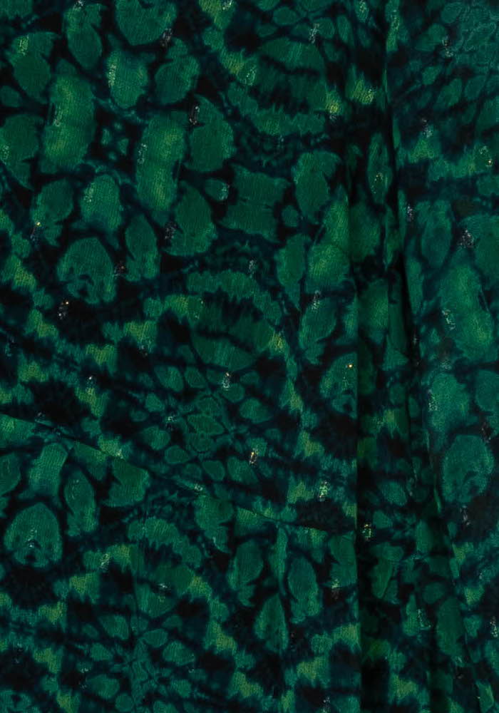 Blouse Verte et Noire - Taille M/38 de la marque La Fée Maraboutée | PARAD124048 - Vendu par Paradigme - Image 3