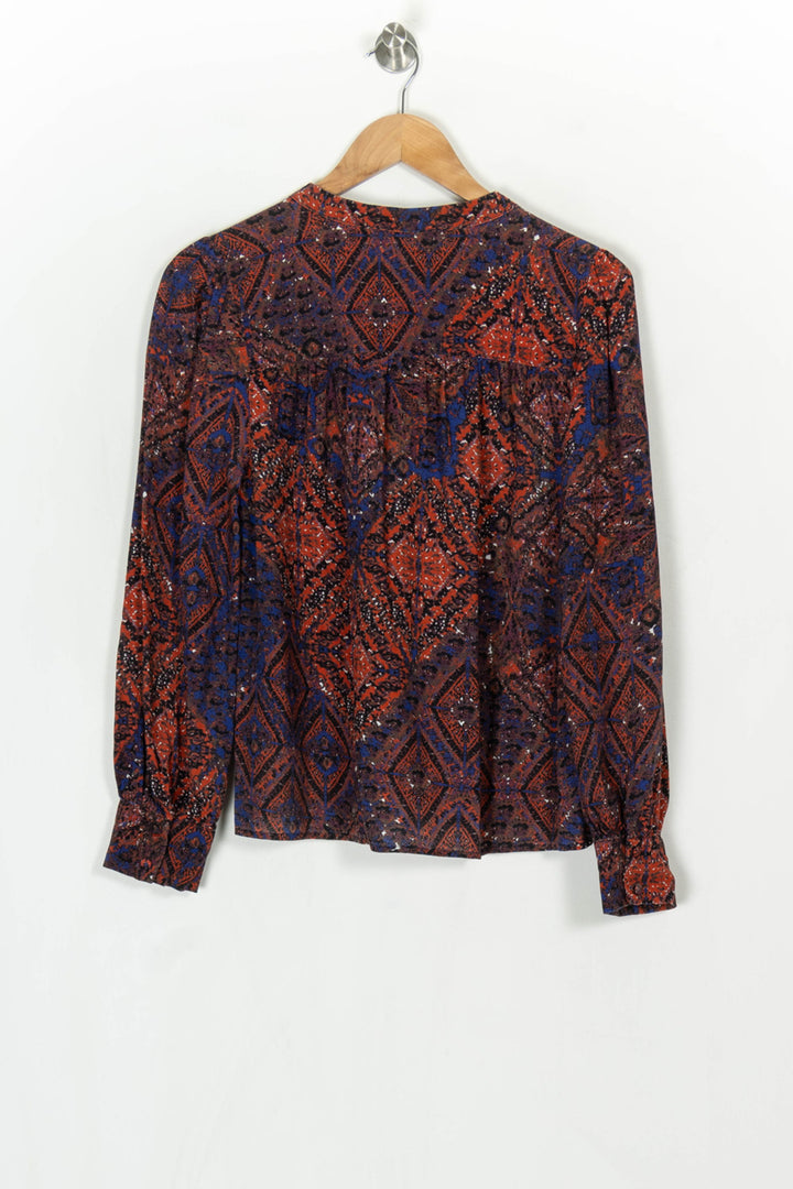 Blouse Rouge et Bleue - Taille M/38 de la marque La Fée Maraboutée | PARAD124049 - Vendu par Paradigme - Image 5