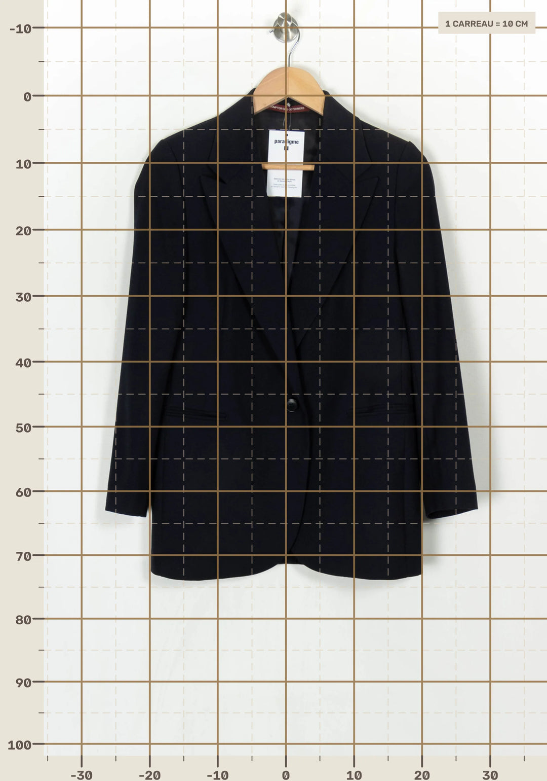 Blazer Bleu - Taille XS/34 de la marque Comptoir des Cotonniers | PARAD124052 - Vendu par Paradigme - Image 4
