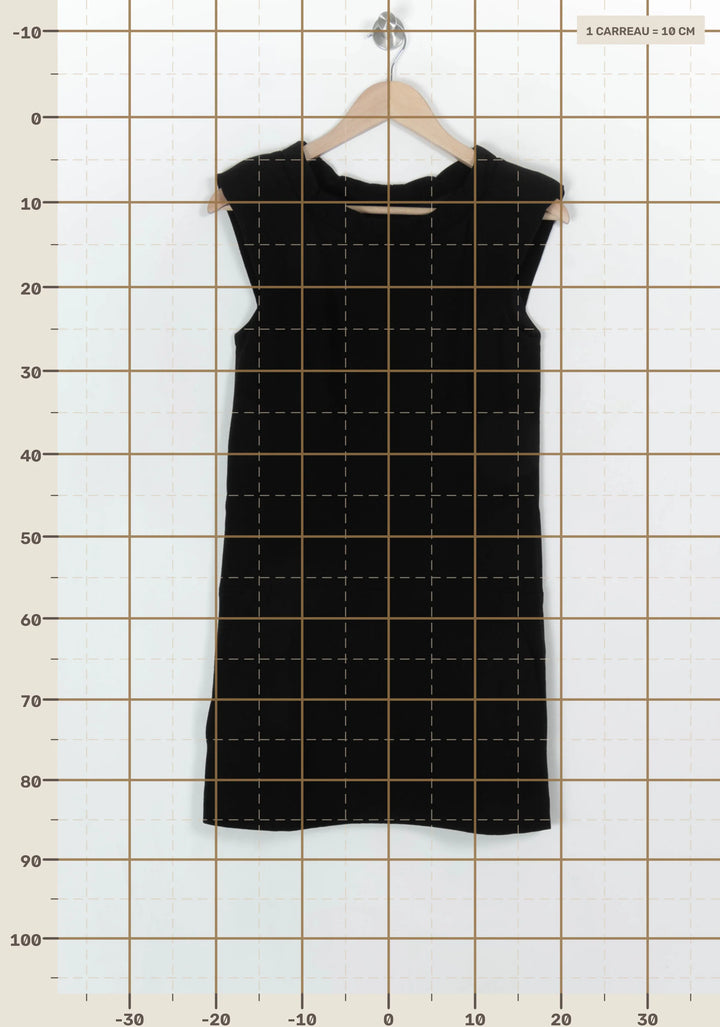 Robe Courte Noire - Taille M/38 de la marque Comptoir des Cotonniers | PARAD124057 - Vendu par Paradigme - Image 4