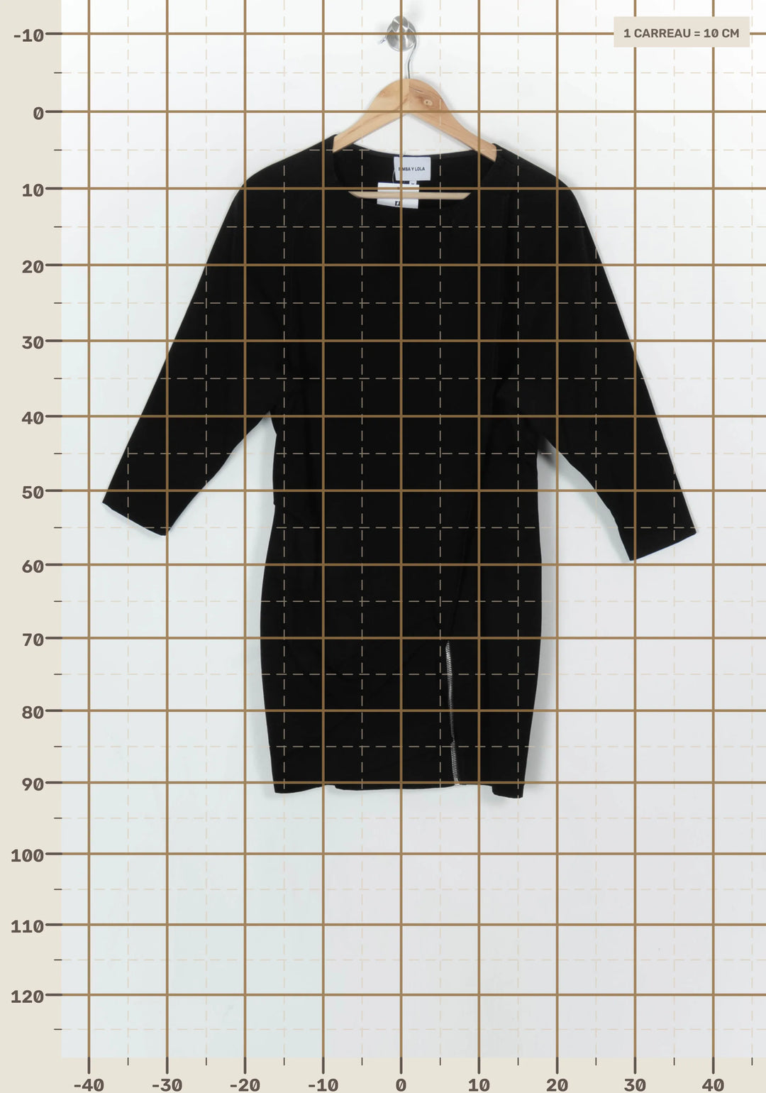Robe Courte Noire - Taille M/38 de la marque Bimba y Lola | PARAD124061 - Vendu par Paradigme - Image 4
