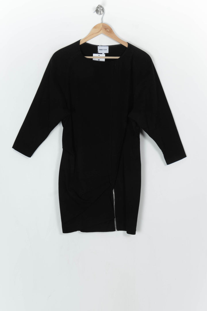 Robe Courte Noire - Taille M/38 de la marque Bimba y Lola | PARAD124061 - Vendu par Paradigme - Image 2