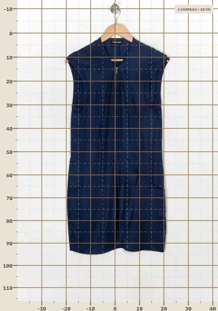 Combishort Bleu - Taille S/36 de la marque The Kooples - Sport | PARAD124062 - Vendu par Paradigme - Image 4