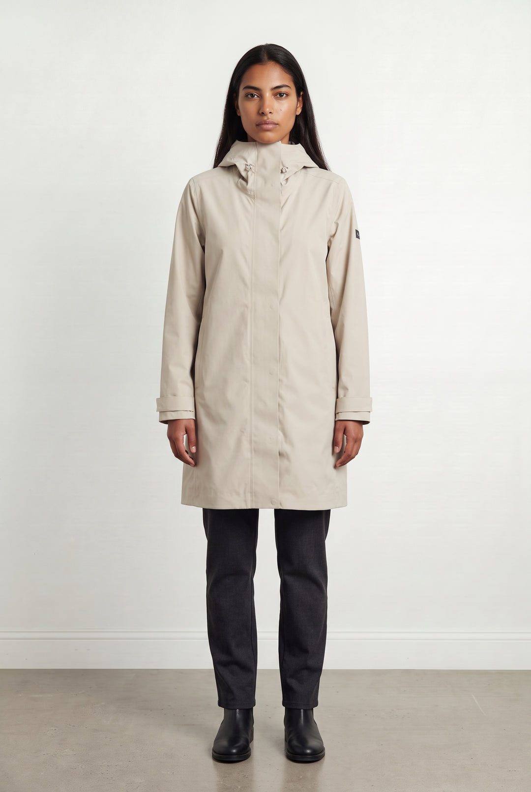Imperméable à Capuche Beige - Taille L/40 de la marque Aigle | PARAD124064 - Vendu par Paradigme - Image 1