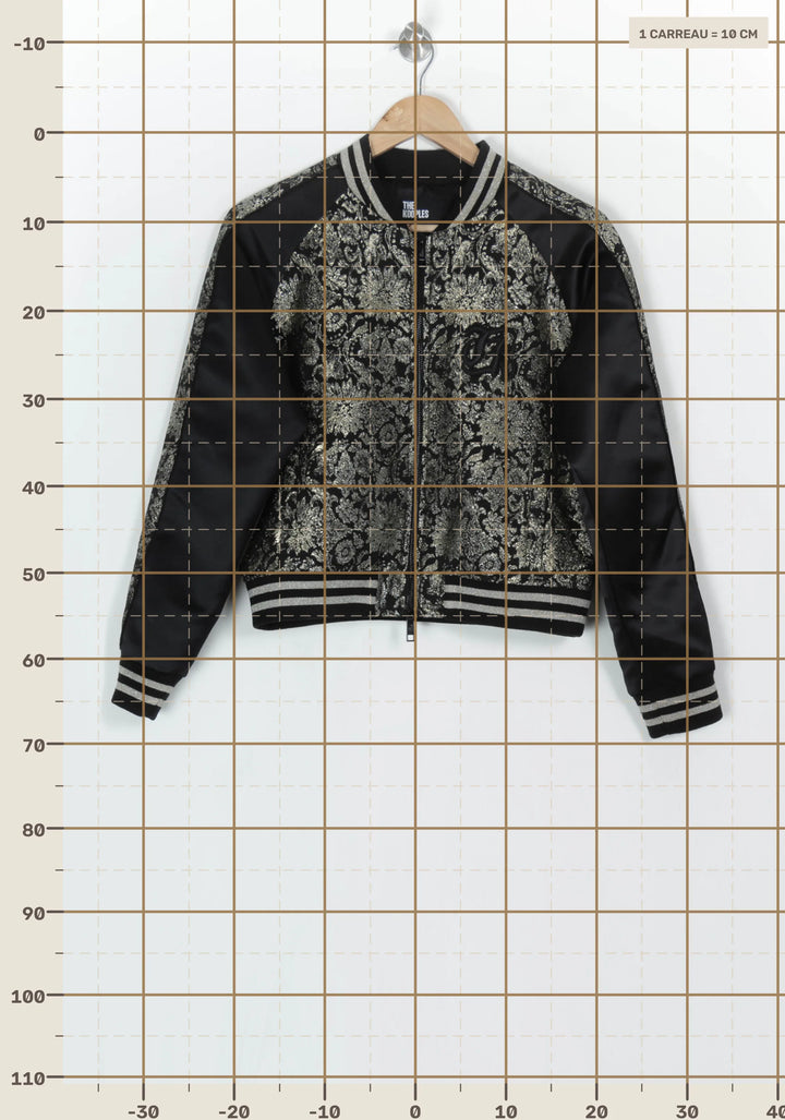 Blouson Noir et Argenté - Taille M/38 de la marque The Kooples | PARAD124065 - Vendu par Paradigme - Image 4