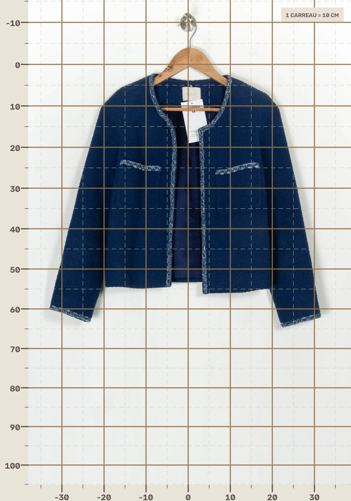 Blazer Bleu - Taille XS/34 de la marque Pablo | PARAD124067 - Vendu par Paradigme - Image 4
