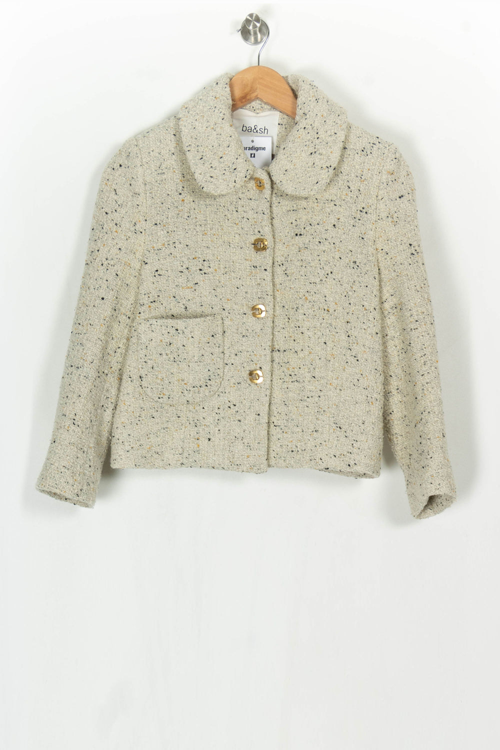 Veste Beige - Taille S/36 de la marque ba&sh | PARAD124068 - Vendu par Paradigme - Image 2