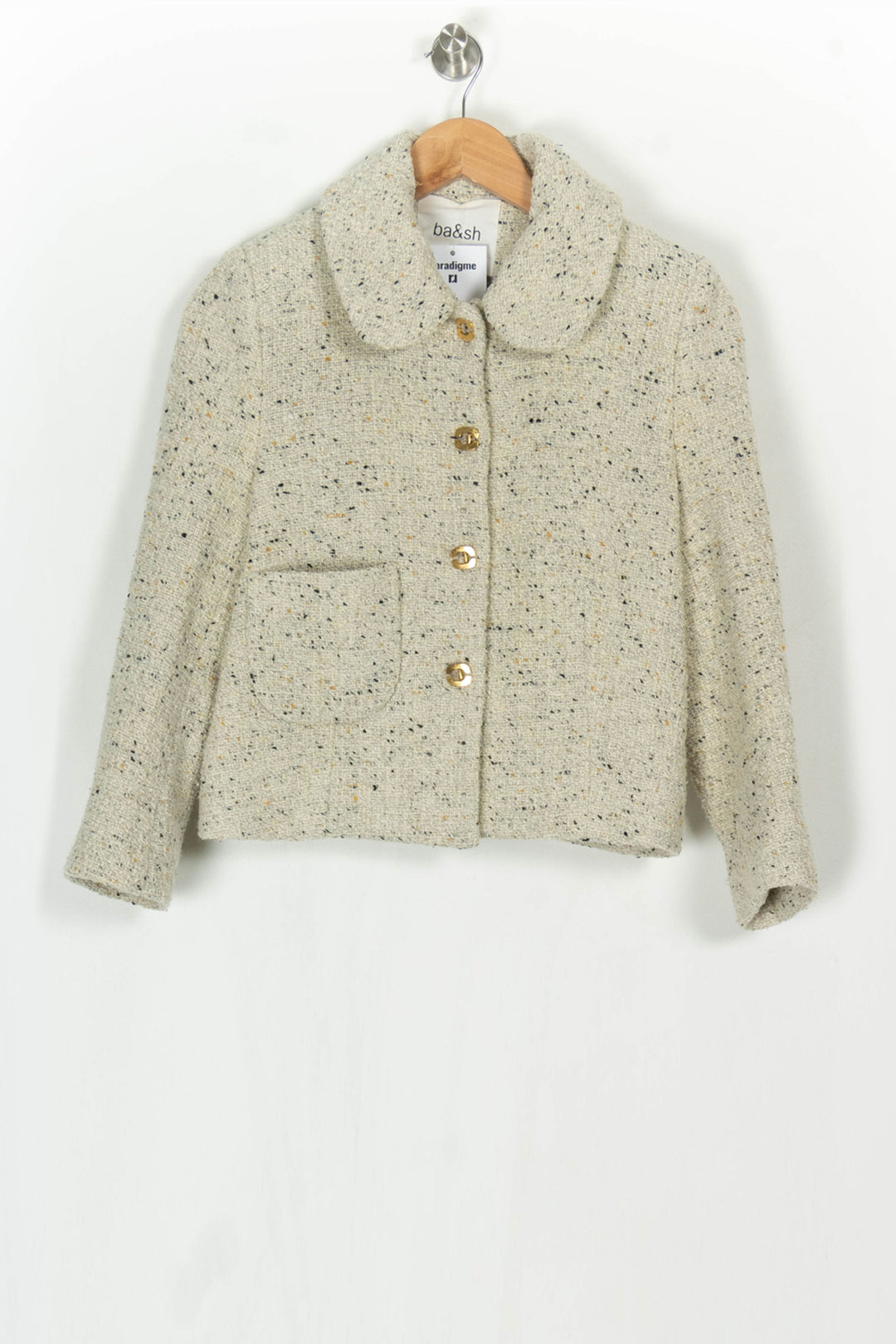 Veste Beige - Taille S/36 de la marque ba&amp;sh | PARAD124068 - Vendu par Paradigme - Image 2