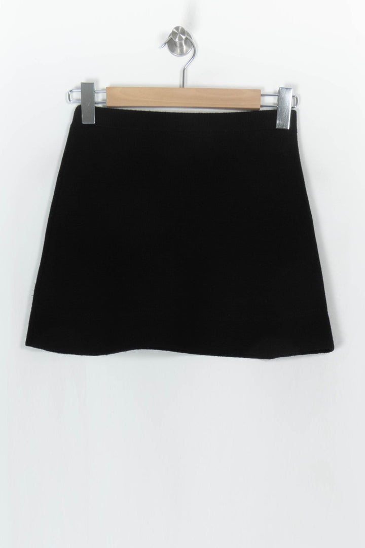 Jupe Courte Noire - Taille XS/34 de la marque Claudie Pierlot | PARAD124069 - Vendu par Paradigme - Image 5