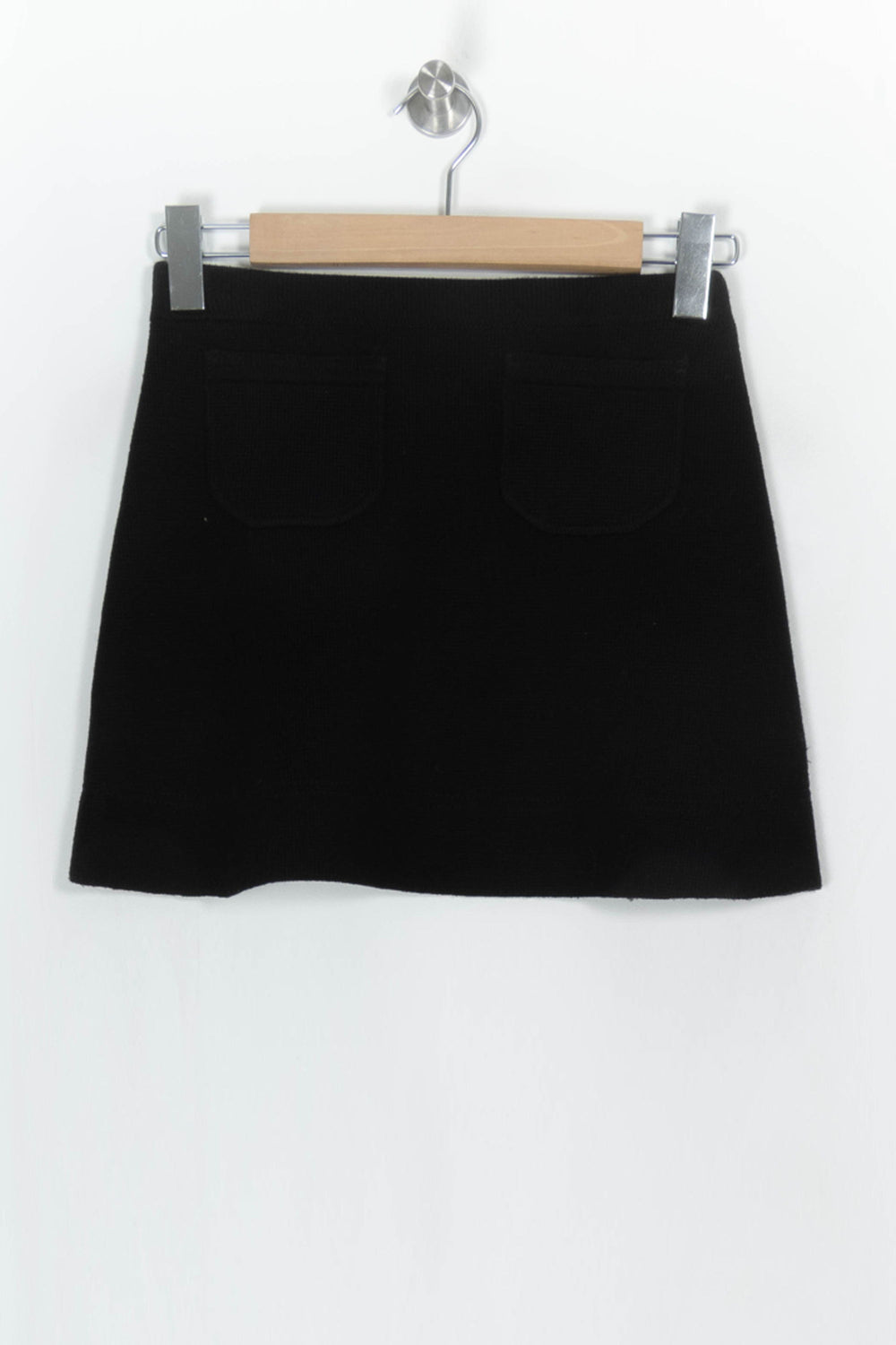 Jupe Courte Noire - Taille XS/34 de la marque Claudie Pierlot | PARAD124069 - Vendu par Paradigme - Image 2