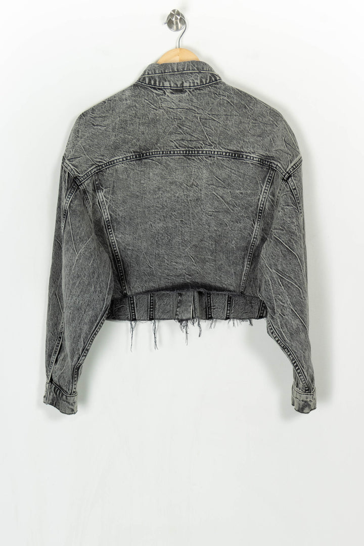 Veste En Jean Grise - Taille XS/34 de la marque All Saints | PARAD124072 - Vendu par Paradigme - Image 5