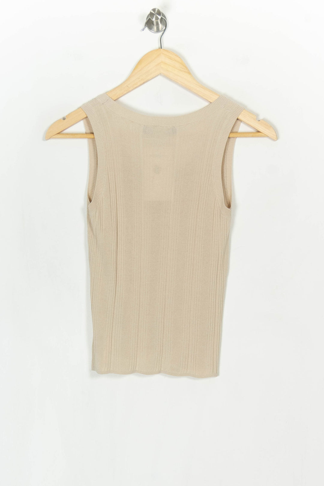 Débardeur Beige - Taille XS/34 de la marque Max Mara | PARAD124075 - Vendu par Paradigme - Image 5