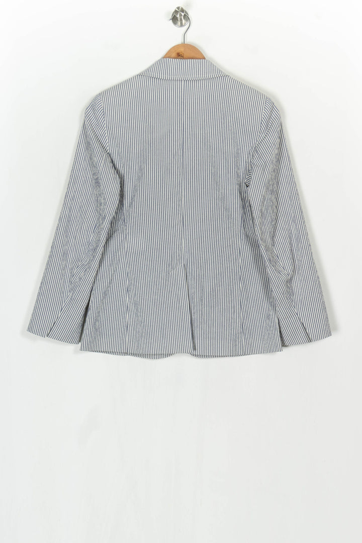 Blazer Bleu et Blanc - Taille XS/34 de la marque Weekend Max Mara | PARAD124077 - Vendu par Paradigme - Image 5