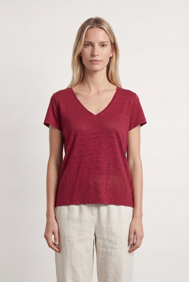 T-Shirt Rose - Taille M/38 de la marque IKKS | PARAD124078 - Vendu par Paradigme - Image 1