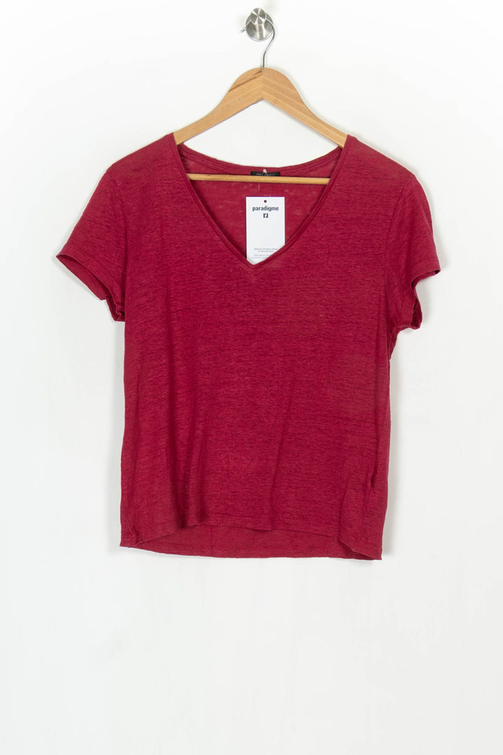 T-Shirt Rose - Taille M/38 de la marque IKKS | PARAD124078 - Vendu par Paradigme - Image 2