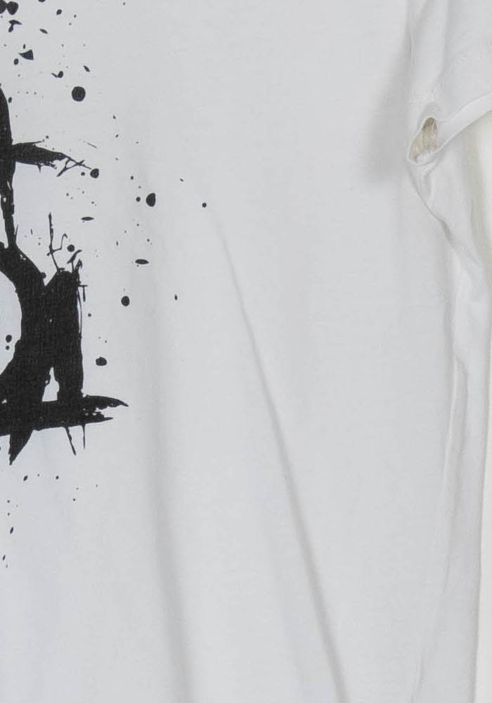 Tee-shirt Blanc et Noir - Taille M/38 de la marque IKKS | PARAD124080 - Vendu par Paradigme - Image 3