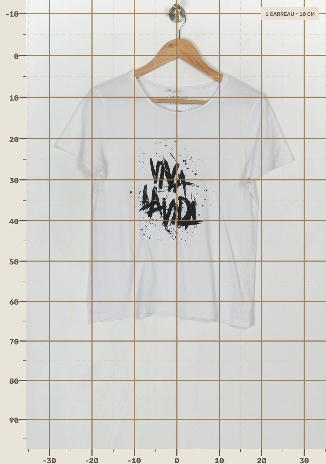 Tee-shirt Blanc et Noir - Taille M/38 de la marque IKKS | PARAD124080 - Vendu par Paradigme - Image 4