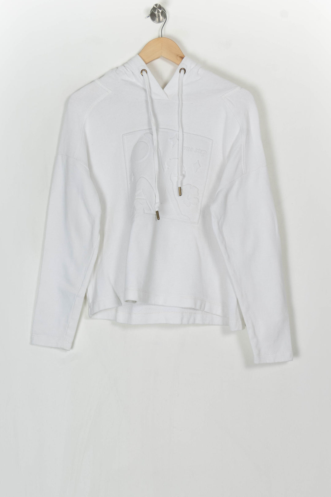 Sweat À Capuche Blanc - Taille S/36 de la marque One Step | PARAD124088 - Vendu par Paradigme - Image 2