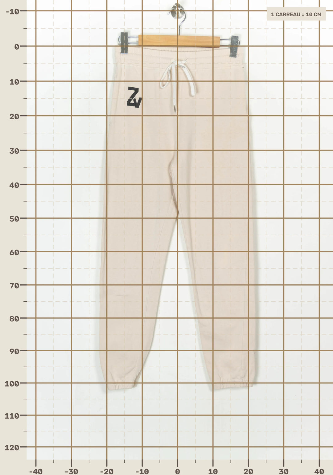 Pantalon De Jogging Beige - Taille S/36 de la marque Zadig&amp;Voltaire | PARAD124091 - Vendu par Paradigme - Image 4