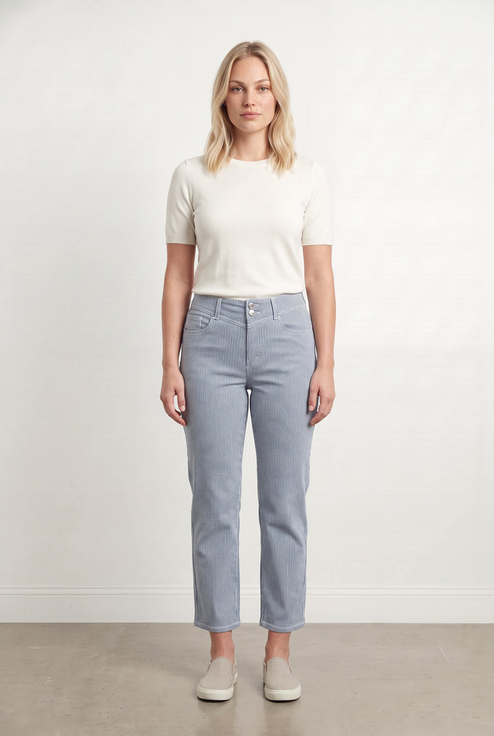 Jean Blanc et Bleu - Taille L/40 de la marque IKKS | PARAD124092 - Vendu par Paradigme - Image 1