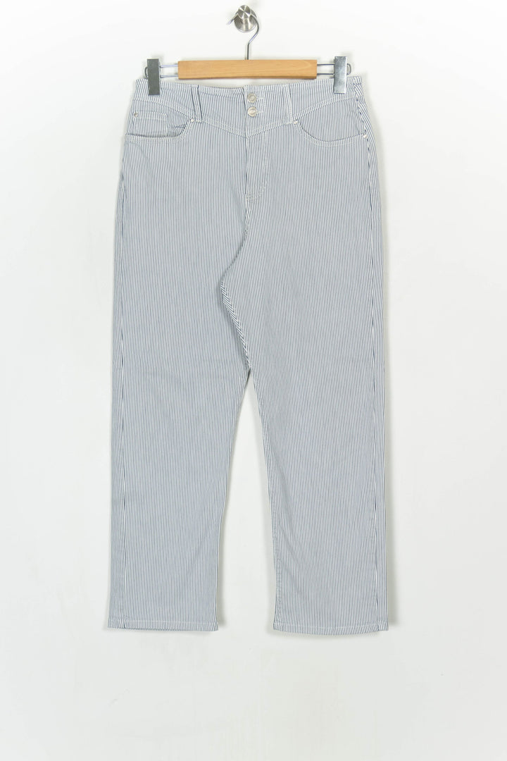 Jean Blanc et Bleu - Taille L/40 de la marque IKKS | PARAD124092 - Vendu par Paradigme - Image 2