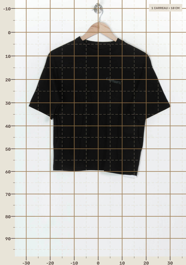 Tee-Shirt Noir - Taille S/36 de la marque Carhartt | PARAD124093 - Vendu par Paradigme - Image 4