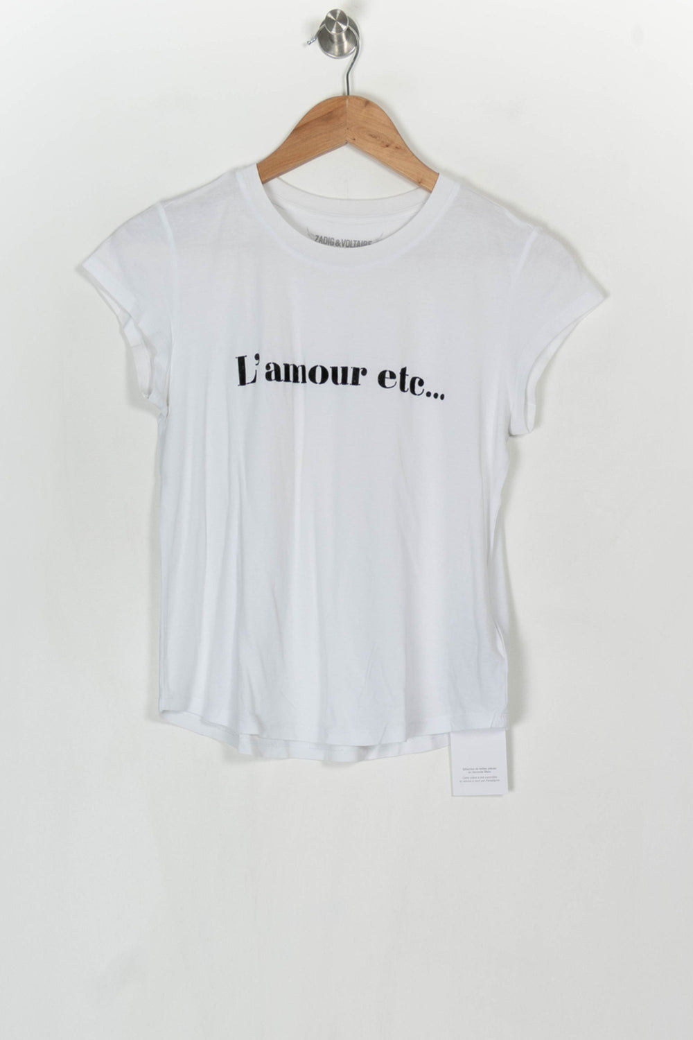 Tee-shirt Blanc - Taille XS/34 de la marque Zadig&Voltaire | PARAD124094 - Vendu par Paradigme - Image 2