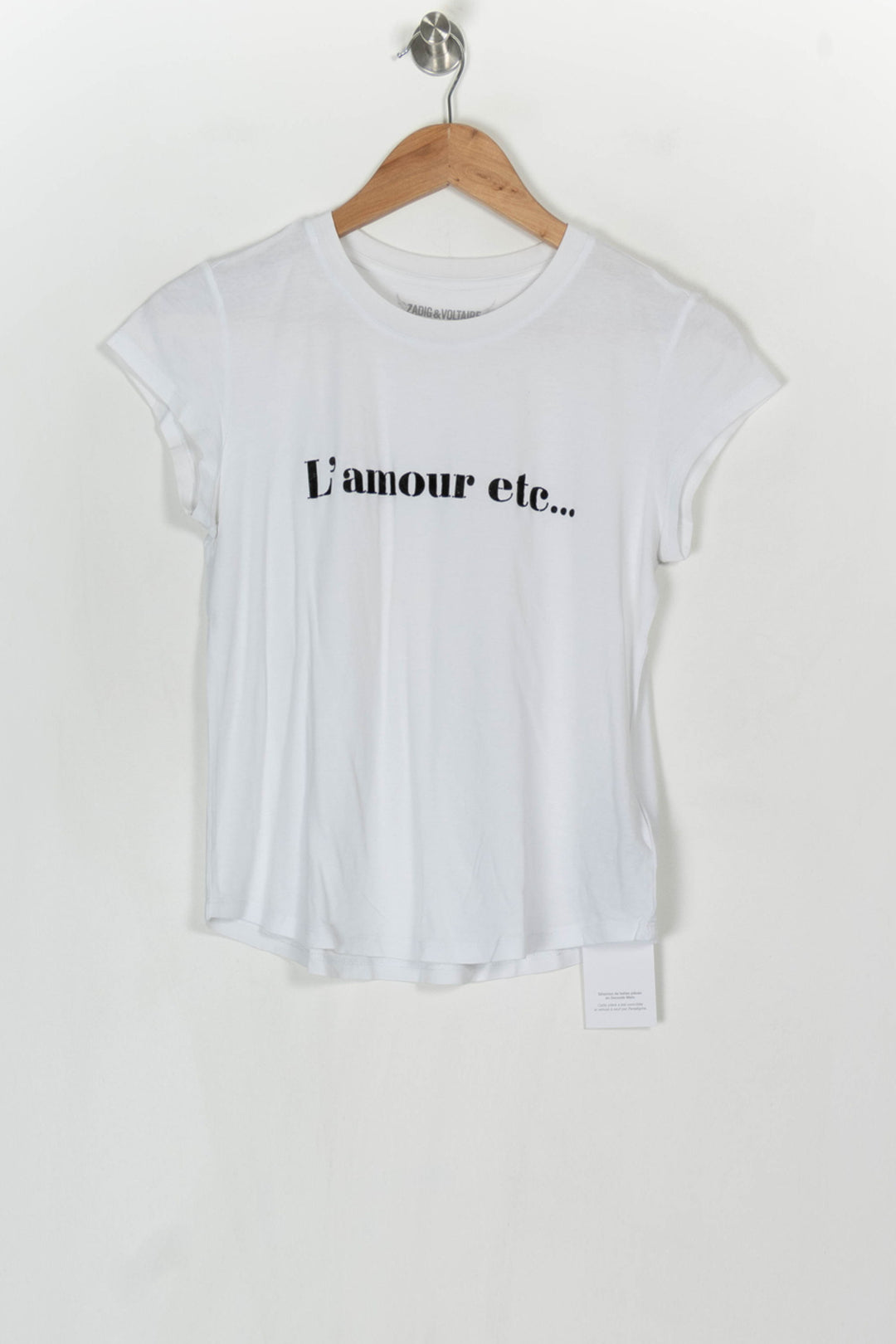 Tee-shirt Blanc - Taille XS/34 de la marque Zadig&amp;Voltaire | PARAD124094 - Vendu par Paradigme - Image 2