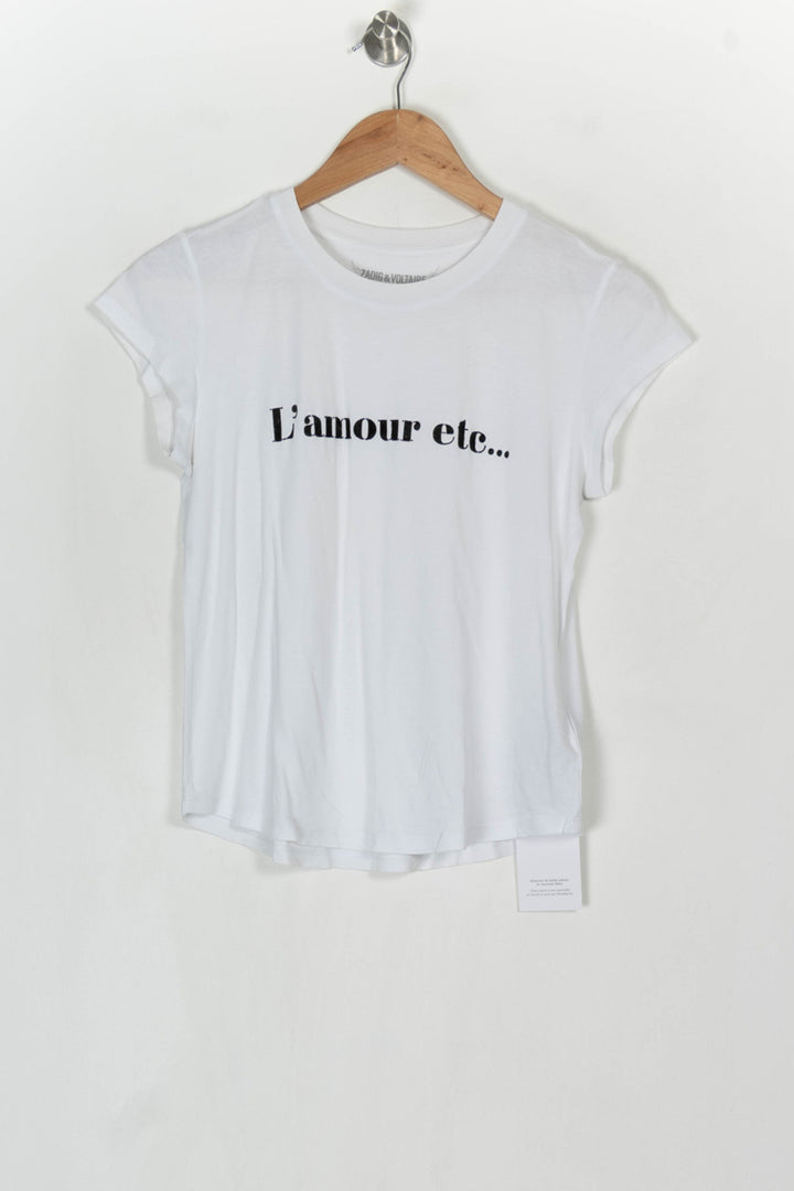 Tee-shirt Blanc - Taille XS/34 de la marque Zadig&amp;Voltaire | PARAD124094 - Vendu par Paradigme - Image 2