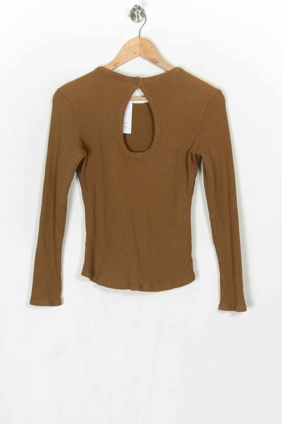 Pull Marron - Taille S/36 de la marque Rosaé Paris | PARAD124102 - Vendu par Paradigme - Image 5