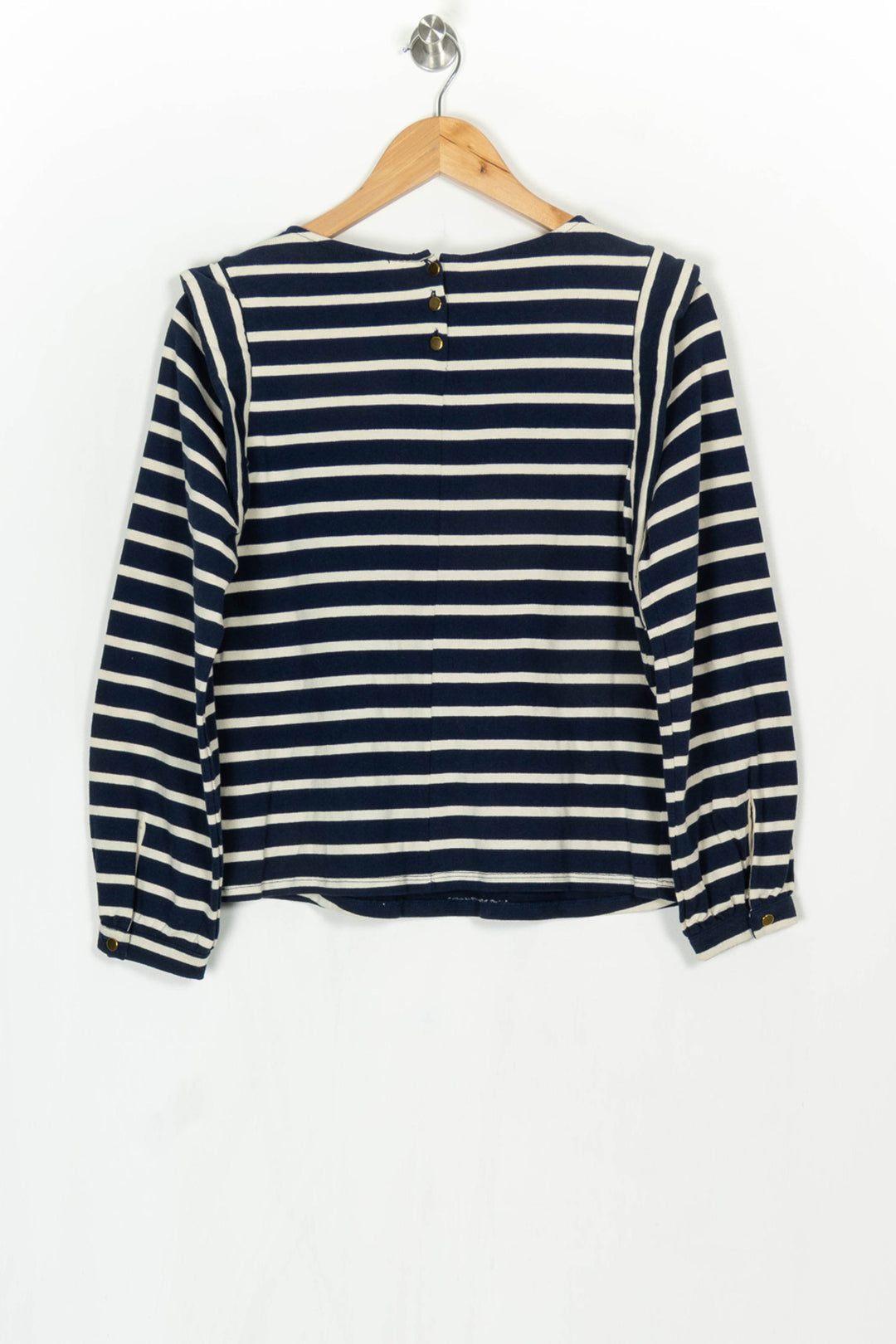 Pull Bleu Marine et Écru - Taille S/36 de la marque Rosaé Paris | PARAD124104 - Vendu par Paradigme - Image 5