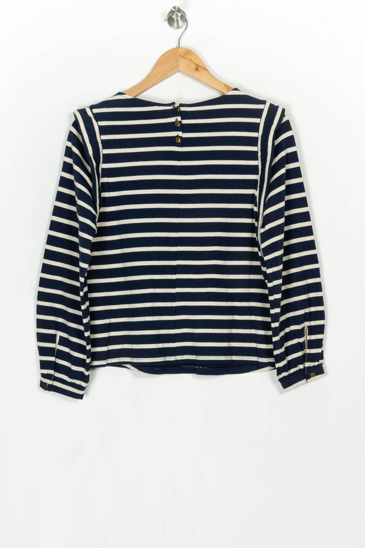 Pull Bleu Marine et Écru - Taille S/36 de la marque Rosaé Paris | PARAD124104 - Vendu par Paradigme - Image 5