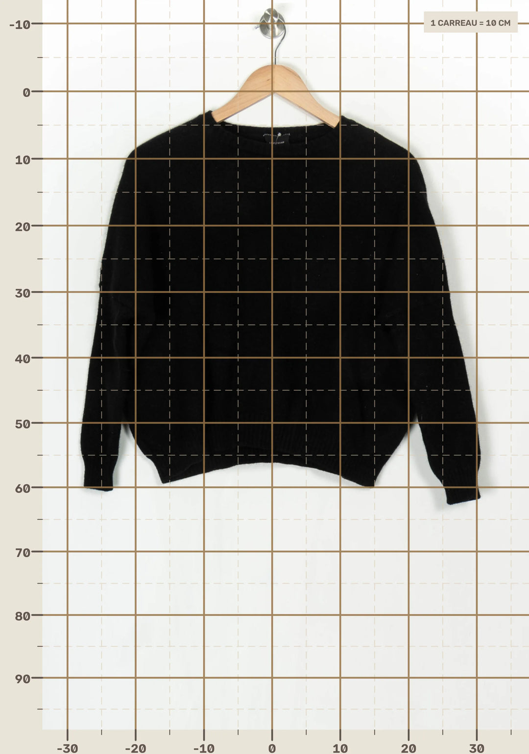 Pull Noir - Taille L/40 de la marque Longchamp | PARAD124105 - Vendu par Paradigme - Image 4