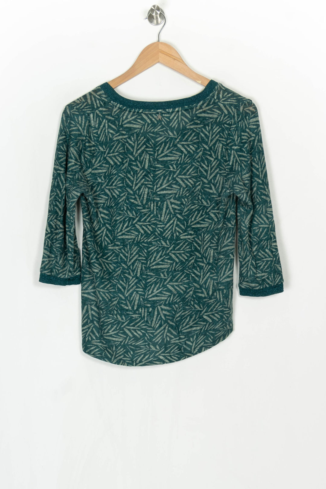 Tee-Shirt À Manches Longues Vert Et Beige - Taille S/36 de la marque Sud express | PARAD124107 - Vendu par Paradigme - Image 5