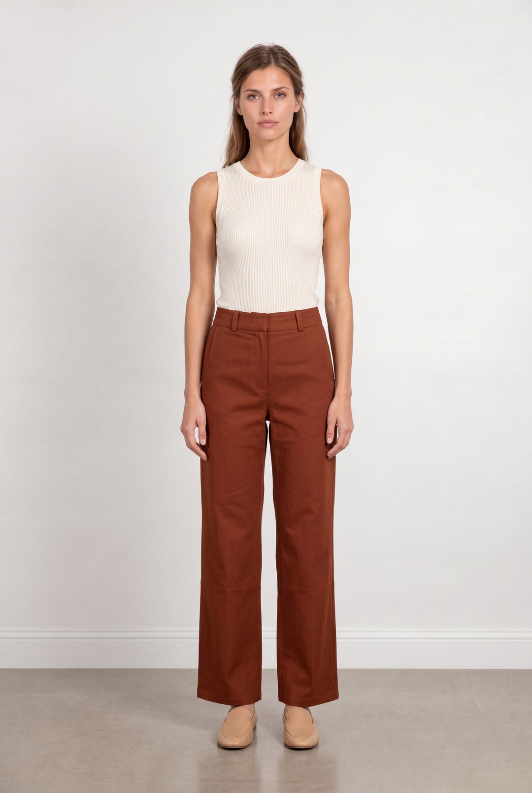 Pantalon Marron - Taille M/38 de la marque Valentine Gauthier | PARAD124108 - Vendu par Paradigme - Image 1