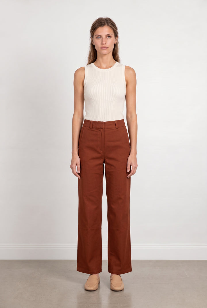 Pantalon Marron - Taille M/38 de la marque Valentine Gauthier | PARAD124108 - Vendu par Paradigme - Image 1