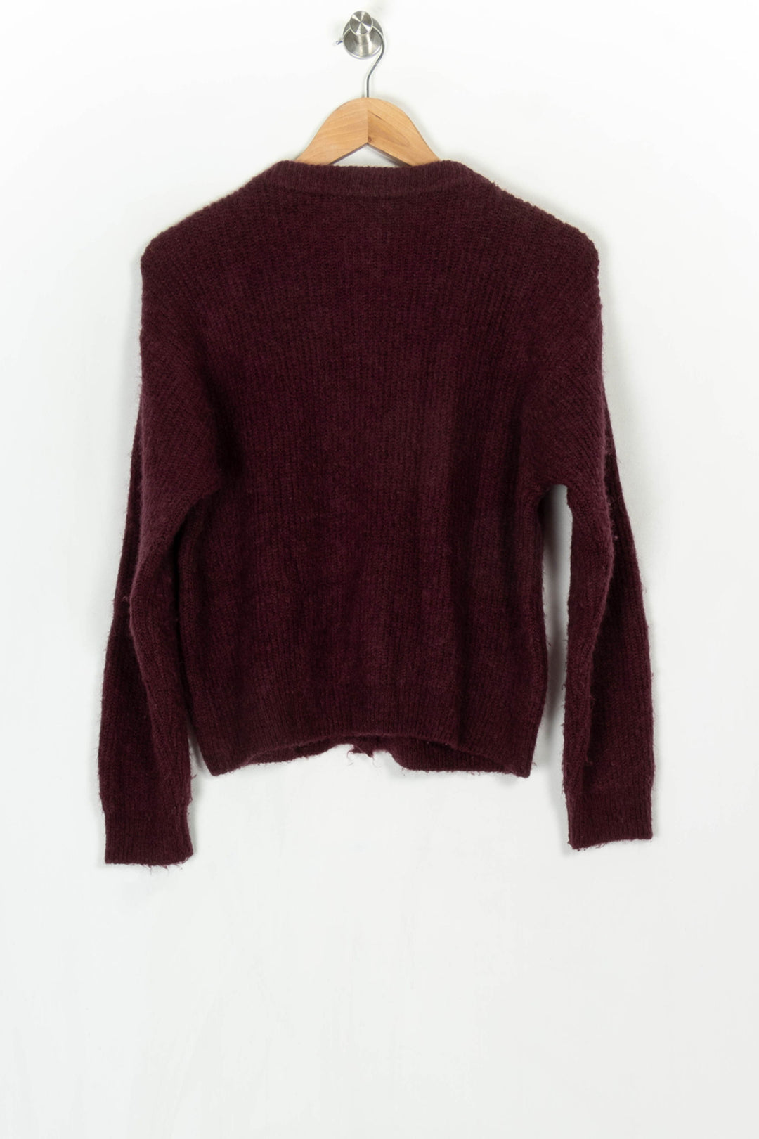 Gilet Bordeaux - Taille M/38 de la marque La Fée Maraboutée | PARAD124112 - Vendu par Paradigme - Image 5