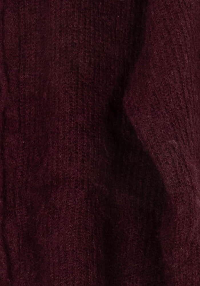 Gilet Bordeaux - Taille M/38 de la marque La Fée Maraboutée | PARAD124112 - Vendu par Paradigme - Image 3