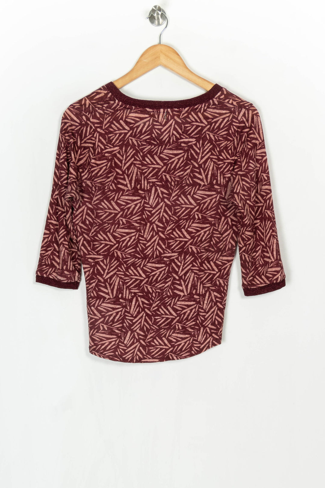 Tee-shirt Bordeaux et Rose - Taille S/36 de la marque Sud express | PARAD124113 - Vendu par Paradigme - Image 5
