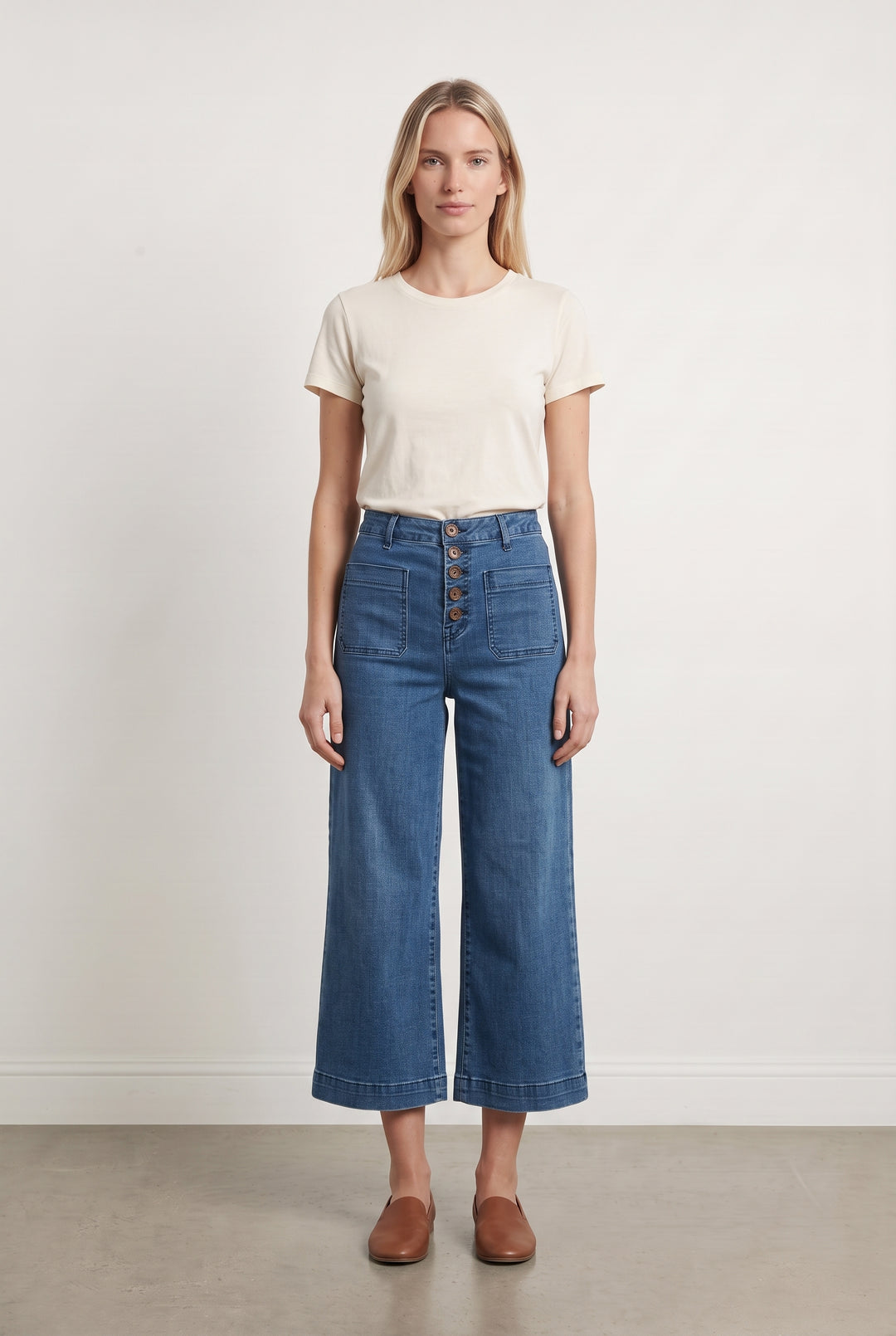 Jean Large Bleu - Taille M/38 de la marque La Petite Etoile | PARAD124123 - Vendu par Paradigme - Image 1