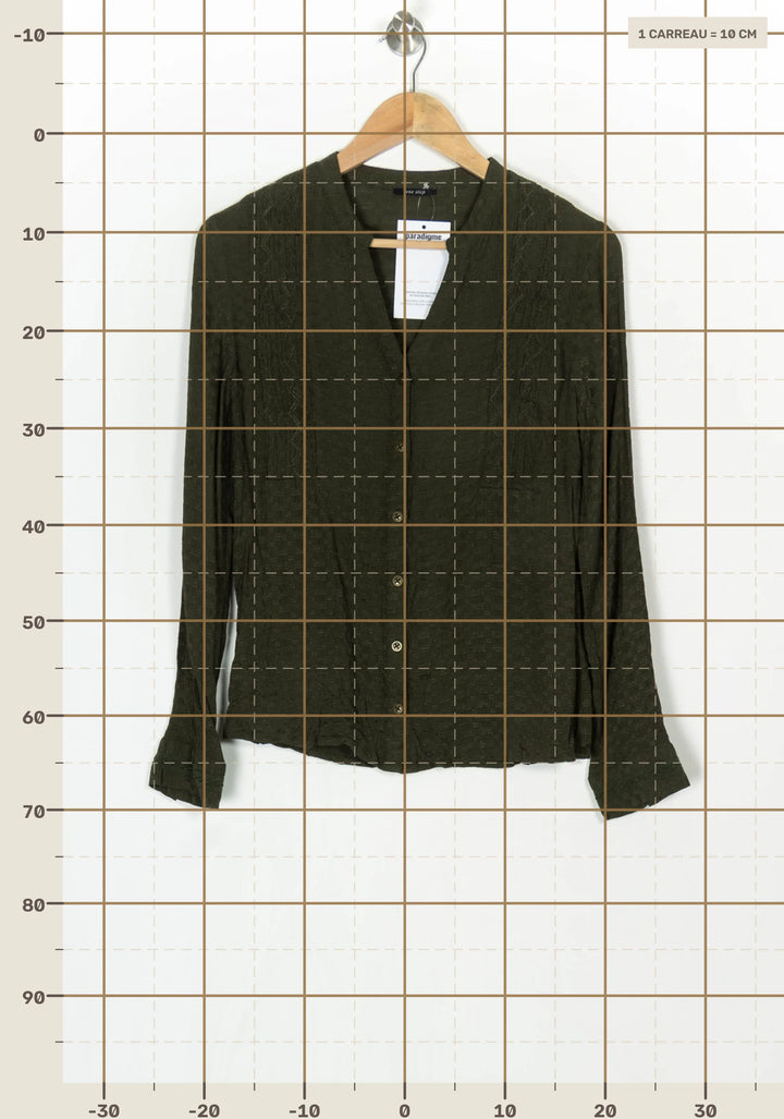 Gilet Vert sombre - Taille S/36 de la marque One Step | PARAD124124 - Vendu par Paradigme - Image 4